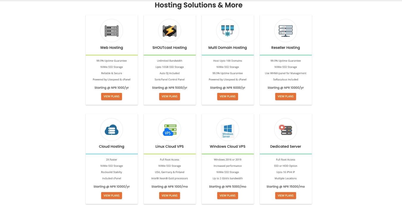 web host nepal